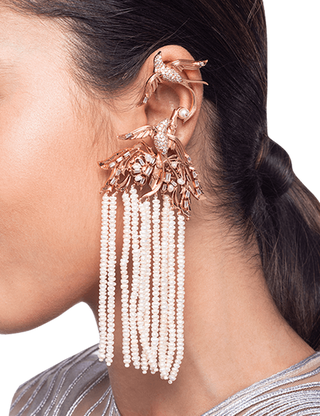 Outhouse-Lophorina Chandelier Earcuff-INDIASPOPUP.COM