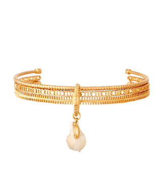 Outhouse-Myriad Pearl Drop Bracelet-INDIASPOPUP.COM