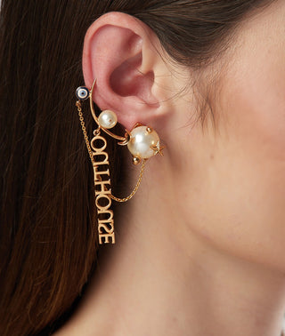 Outhouse-Pearls Des Celeste Earcuff-INDIASPOPUP.COM