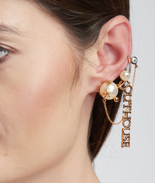 Outhouse-Pearls Des Celeste Earcuff-INDIASPOPUP.COM