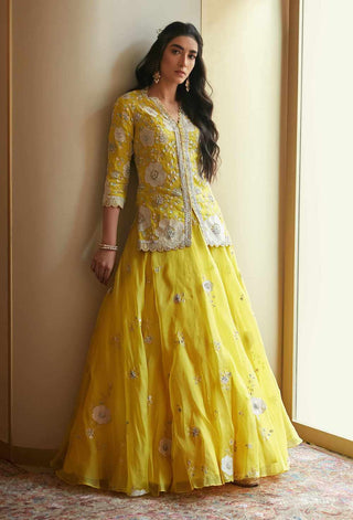 Yellow Nargis Lehenga Set