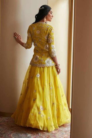 Yellow Nargis Lehenga Set