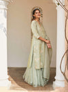 Osaa By Adarsh-Pastel Green Floral Embroidered Sharara Set-INDIASPOPUP.COM