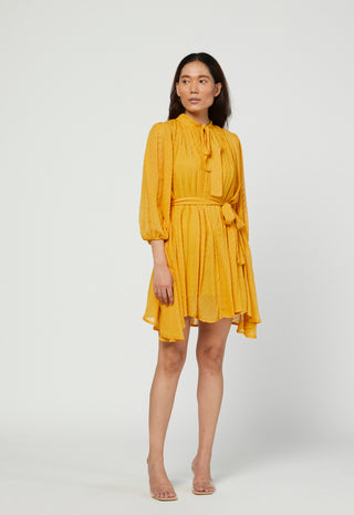Meadow-Yellow Summer Dress-INDIASPOPUP.COM