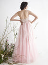 Pink Peacock Couture-Rose Pink Gown With Hand Embroidery-INDIASPOPUP.COM