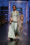 Payal Singhal-Periwinkle Blue Embroidered Sharara Set-INDIASPOPUP.COM