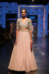 Payal Singhal-Dusky Rose Embroidered Lehenga Set-INDIASPOPUP.COM