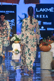 Payal Singhal-White Printed Kurta Set-INDIASPOPUP.COM