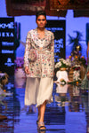 Payal Singhal-Chalk White Embroidered Jacket Set-INDIASPOPUP.COM