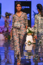 Payal Singhal-Pink Printed Jumpsuit-INDIASPOPUP.COM