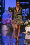 Payal Singhal-Black Embroidered Coat Dress-INDIASPOPUP.COM