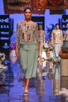 Payal Singhal-Periwinkle Blue Embroidered Palazzo Set-INDIASPOPUP.COM