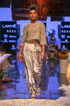 Payal Singhal-Grey Embroidered Salwar Set-INDIASPOPUP.COM