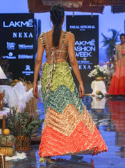 Payal Singhal-Stone Embroidered Lehenga Set-INDIASPOPUP.COM