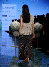 Payal Singhal-Khaki & Black Printed Kurta Set-INDIASPOPUP.COM