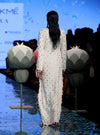 Payal Singhal-Off White Embroidered Kaftaan-INDIASPOPUP.COM