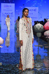 Payal Singhal-Off White Embroidered Kaftaan-INDIASPOPUP.COM