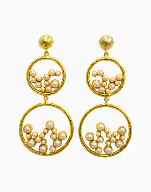 Hyperbole - Pearl Story Danglers - INDIASPOPUP.COM