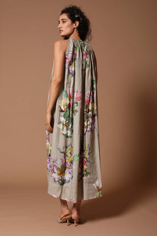 Rohit Bal-Floral Print Dress-INDIASPOPUP.COM