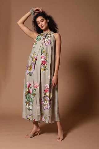 Rohit Bal-Floral Print Dress-INDIASPOPUP.COM