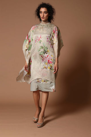 Rohit Bal-Mint Digital Print Dress And Kaftan-INDIASPOPUP.COM