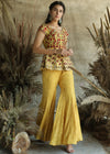 Turquoise By Rachit Khanna-Yellow Lakhnavi Garara Set-INDIASPOPUP.COM
