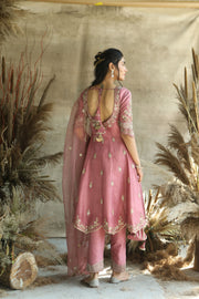 Turquoise By Rachit Khanna-Onion Silk Anarkali-INDIASPOPUP.COM