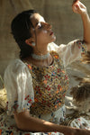 Turquoise By Rachit Khanna-Ivory Thread-Work Anarkali-INDIASPOPUP.COM