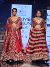 Varun Chakkilam-Plum Lehenga With Blouse & Duppata-INDIASPOPUP.COM