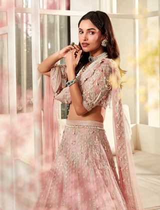 Ridhi Mehra-Zahra Light Pink Lehenga Set-INDIASPOPUP.COM