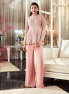 Ridhi Mehra-Senna Pink Embroidered Cape Set-INDIASPOPUP.COM