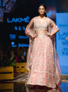 Ridhi Mehra - Peach Embroidered Lehenga Set - INDIASPOPUP.COM