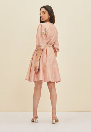 Meadow-Dusky Pink Rory Dress-INDIASPOPUP.COM