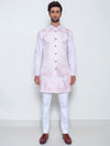 Arjun Kilachand-Rose Pink Multi Stripe Kurta-INDIASPOPUP.COM