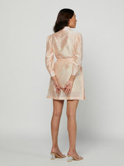 Meadow-Pink Coat Dress With Slip Dress-INDIASPOPUP.COM