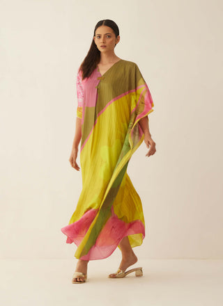 Shivani Bhargava-Multicolor Abstract Kaftan-INDIASPOPUP.COM