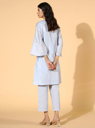 Meadow-Snowdrop Windflower Tunic Set-INDIASPOPUP.COM