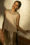 Sanya Gulati-Ivory Mermaid Skirt And Top-INDIASPOPUP.COM