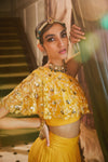 Sanya Gulati-Mango Crop Top And Skirt-INDIASPOPUP.COM