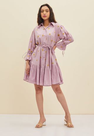 Meadow-Lilac Siena Dress-INDIASPOPUP.COM