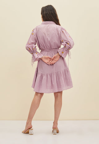 Meadow-Lilac Siena Dress-INDIASPOPUP.COM
