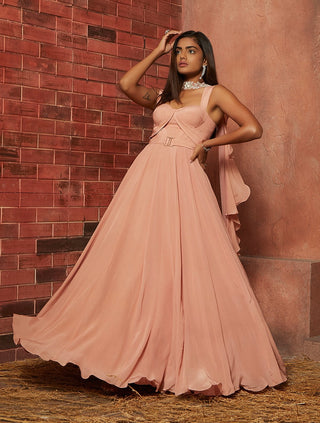 Shloka Khialani-Soft Pink Meisha Anarkali Gown-INDIASPOPUP.COM