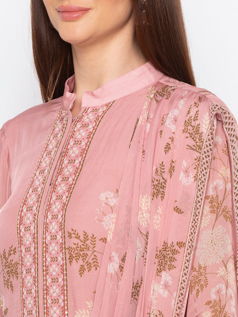 Soup By Sougat Paul - Pink Kurta With Pant - INDIASPOPUP.COM