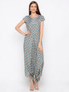Soup By Sougat Paul - Powder Blue Jumpsuit With Jacket - INDIASPOPUP.COM