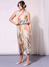 Soup By Sougat Paul-Printed Sleeveless Jumpsuit-INDIASPOPUP.COM