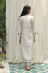 Shivani Bhargava-Cream Long Panel Kurta-INDIASPOPUP.COM