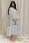 Shivani Bhargava-Powder Blue Organza Dress-INDIASPOPUP.COM