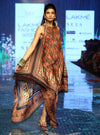 Rajdeep Ranawat-Moss Green Hem Bias Cut Dress-INDIASPOPUP.COM