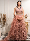 Seema Thukral-Dusty Pink Skirt Set-INDIASPOPUP.COM