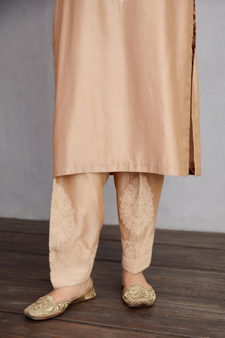 Torani-Natural Beige Chandan Revaa Kurta Set-INDIASPOPUP.COM